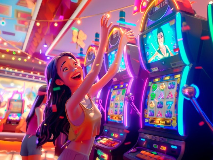 Tampilan antarmuka Gem Saviour di aplikasi mobile macau gg dengan simbol permata dan gulungan slot